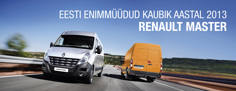 ABC Motors Eestis enimmüüdud kaubik Renault